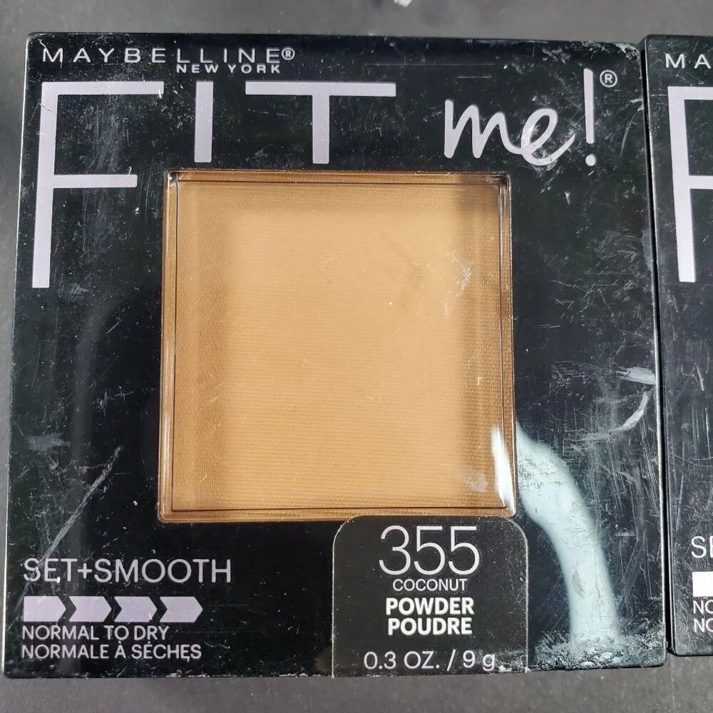 Maybelline Pressed Powder Coconut 355 Face Make Up New York Fit Me Set Smooth